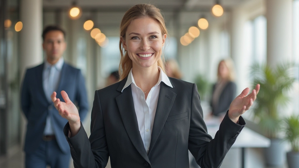 Gelukkige professional die een succesvolle veranderingsimplementatie viert met team